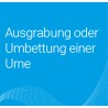 Onlineantrag  Ausgrabung oder Umbettung einer Urne