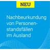 Onlineantrag Nachbeurkundung von Personenstandsfällen im Ausland